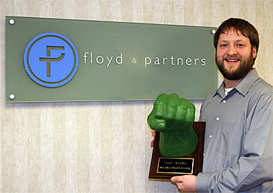 Jeremy and the Hulk Smash Award